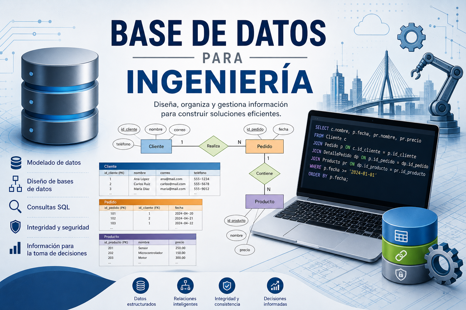 BASE DE DATOS PARA INGENIERÍA
